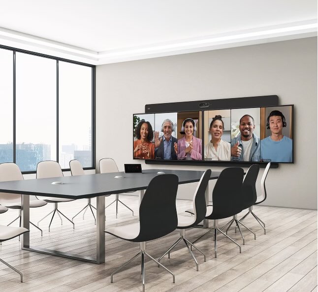 Cisco Room Kit EQX All-in-one Raumsystem für immersive und nahtlose Videokonferenz Meetings; Microsoft Teams zertifiziert
