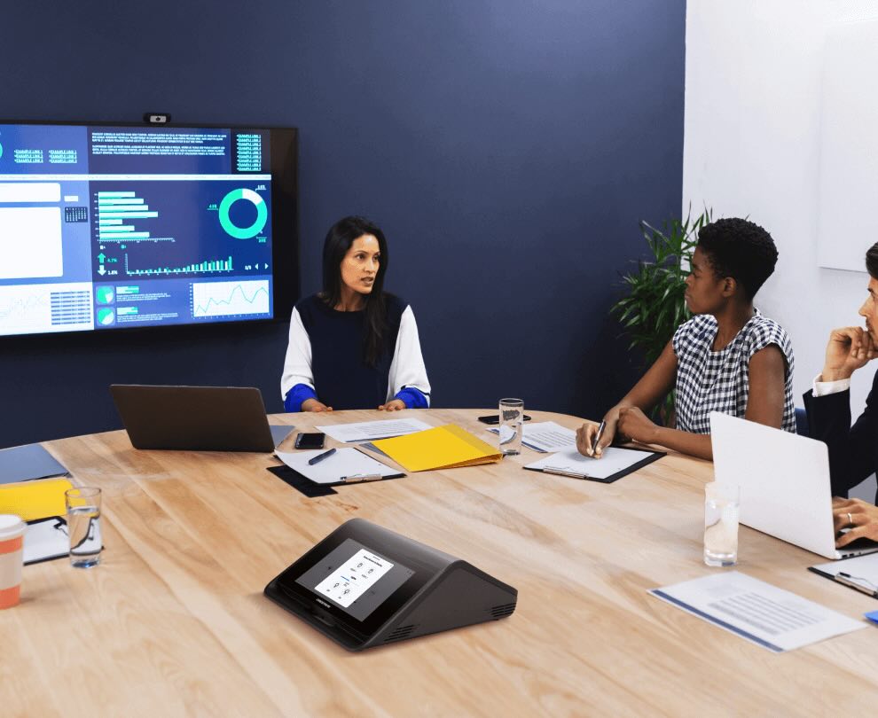 Crestron Besprechung mit Touch-Controller