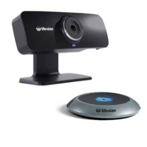 Videokonferenzsystem Lifesize Icon 300 mit Digital Mic Pod (Erweiterungsmikrofon) für kleine Besprechungsräume