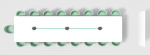 Yealink CP50: 360°-Sprachaufnahme für klare Gespräche; zwei Tischmikrofone sind ideal für mittlere Besprechungsräume