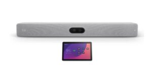 Cisco Room Bar Pro Videobar mit Touchpanel-Steuerung für intelligente Raumfunktionen
