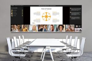 Die Absen Ultrawide-Lösung bietet eine außergewöhnliche visuelle Erfahrung und nahtlose Integration für Besprechungen, Videokonferenzen und Zusammenarbeit.