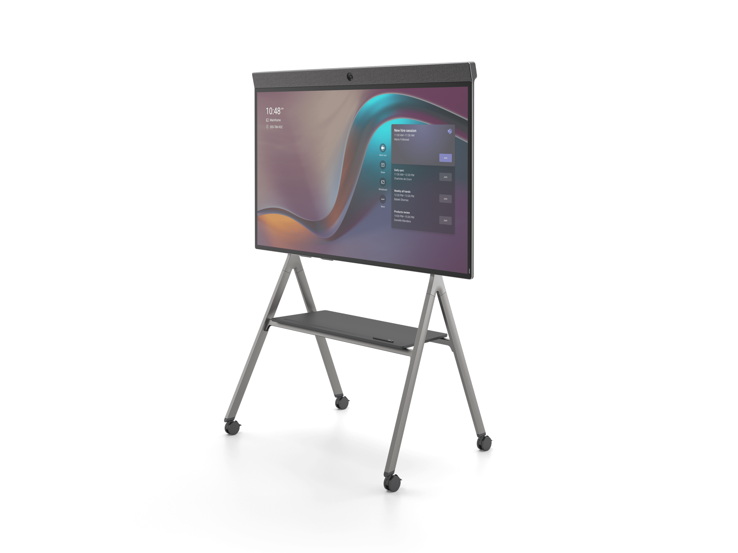 Neat Board mit Geräteständer für mobile Zoom Meetings & Teams Besprechungen