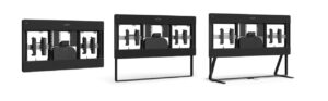 Cisco Room Kit EQX: Flexible Montagemöglichkeiten: Ob Wand-, Wandständer oder Standfuß – das System passt sich jeder Raumkonfiguration an und ermöglicht die Integration von externen Displays und PTZ-Kameras für eine erweiterte Meeting-Erfahrung.