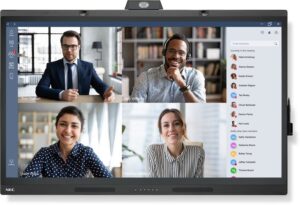Sharp NEC WD 551 Touch-Display 55 Zoll (1,4 m) für digitale Zusammenarbeit & Videokonferenzen für Microsoft sowie BYOM (bring your own meeting) geeignet