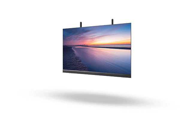 Maxhub LED Wall gibt es in verschiedenen Formaten und wandmontiert, von der Wand häängend oder mit mobilem Geräteständer