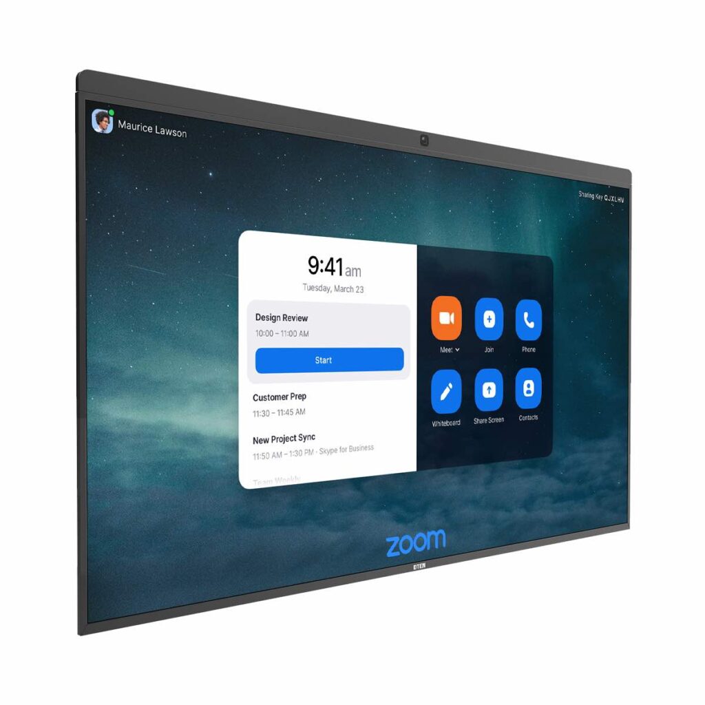 DTEN On 55 Zoll Display für Zoom Cloud Meetings