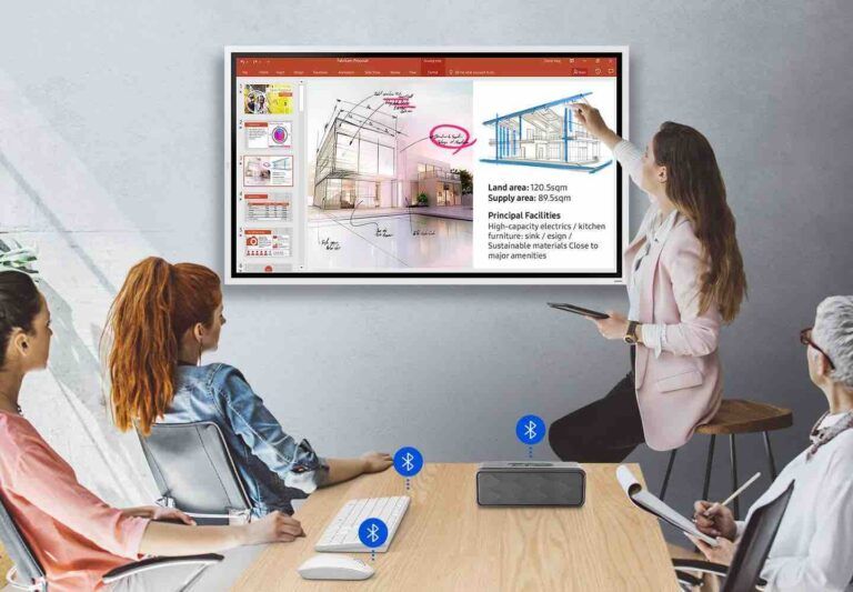 Samsung Flip 2: digitale Flipchart mit Remote-PC und Bluetooth-Support