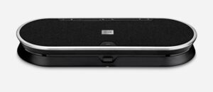 Die EPOS Expand 80 ist ein leistungsstarkes Bluetooth-Speakerphone für mittelgroße bis große Meetingräume. Dank sechs adaptiver Beamforming-Mikrofone werden Stimmen klar von Hintergrundgeräuschen isoliert.