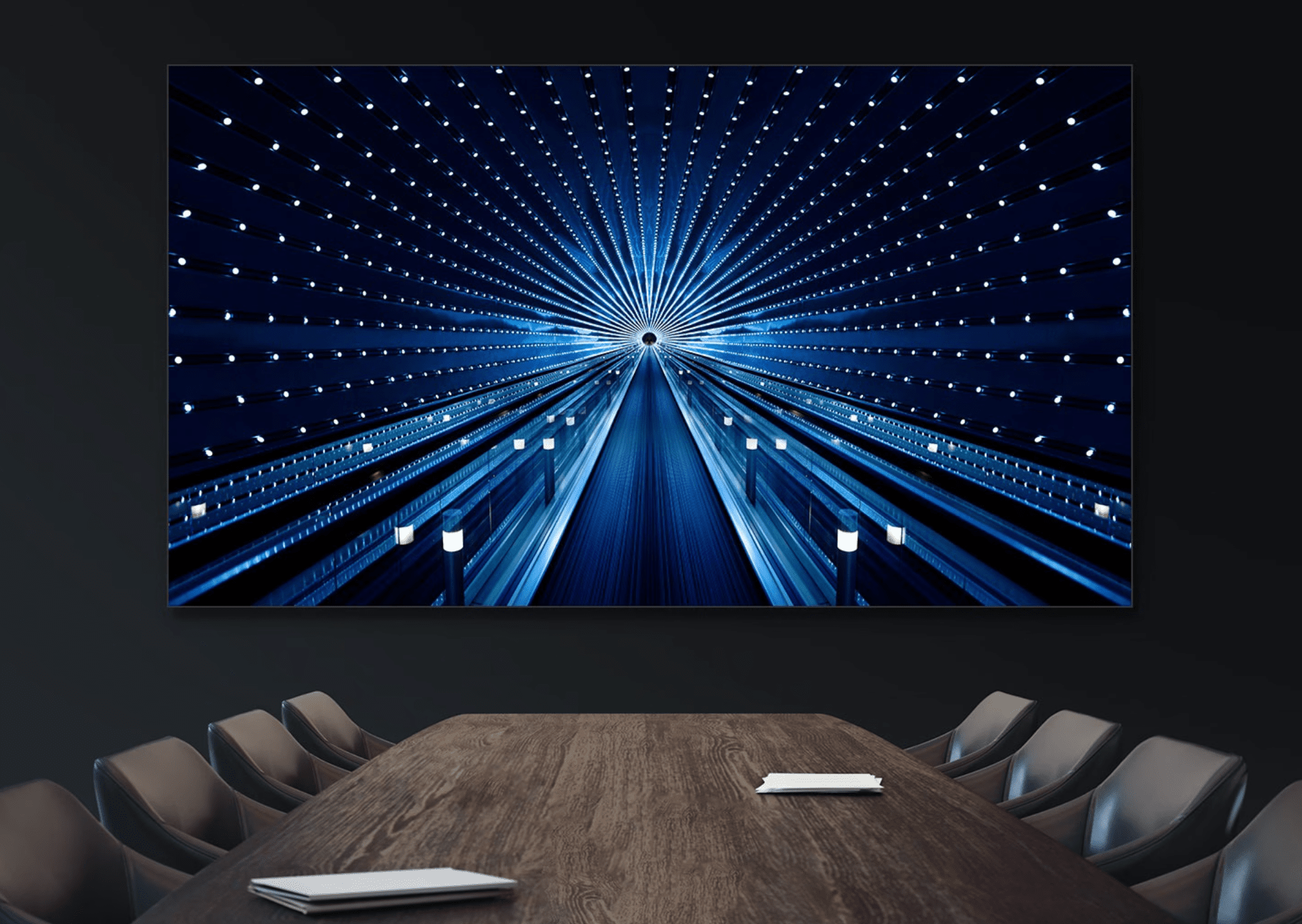 Samsung The Wall All-in-one LED Videowall für hochwertige Videokonferenzen
