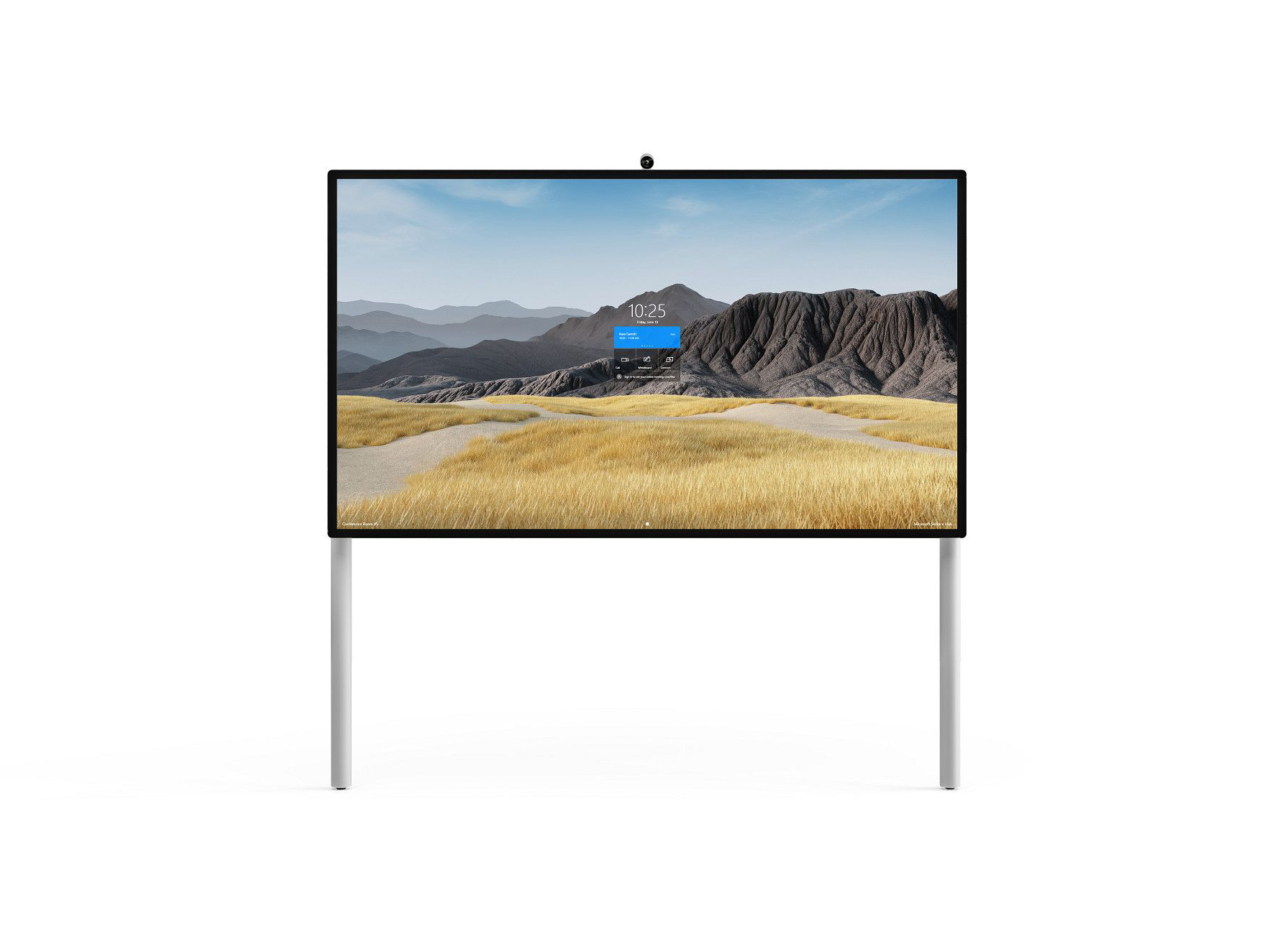 Microsoft Surface Hub 2S 85"bodengestützter Geräteständer Steelcase Roam