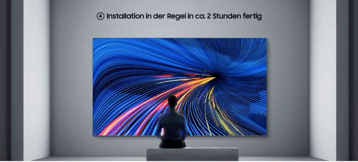 Samsung The Wall All-in-one LED Videowall mit einem einfachen Installationsprozess