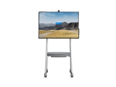 Microsoft Surface Hub 2S 50 Zoll mit mobilem Geräteständer von Steelcase