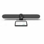 logitech Rally Bar mit künstlicher Intelligenz und Tap, der Mediensteuerung mit Touch-Funktion, für mittlere Besprechungsräume