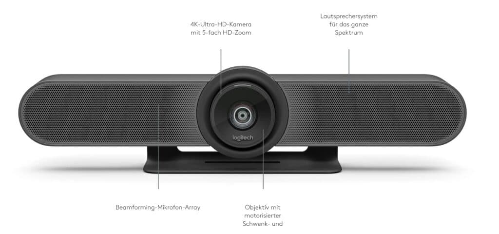 Logitech MeetUp Vorderansicht