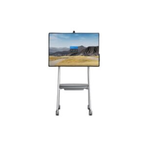 Microsoft Surface Hub 2S 50 Zoll mit mobilem Geräteständer von Steelcase