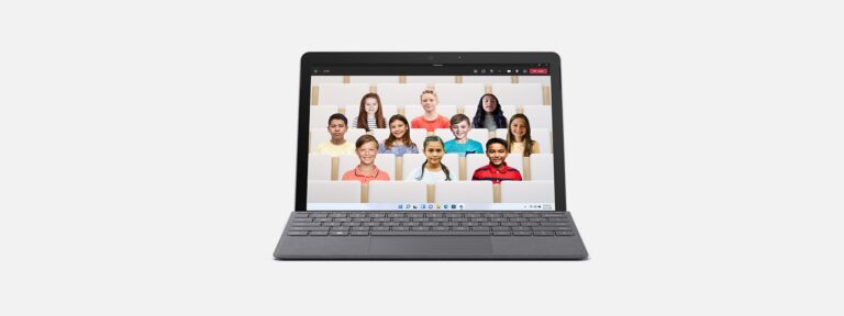 Bild vom Microsoft Surface Go 3 in Schwarz