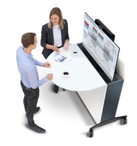 Der Vistono MEET ist die ideale Lösung für Unternehmen, die eine flexible, mobile und benutzerfreundliche Meeting-Point-Lösung suchen. Er vereint modernste Technik und praktische Handhabung in einem kompakten, stilvollen Design.