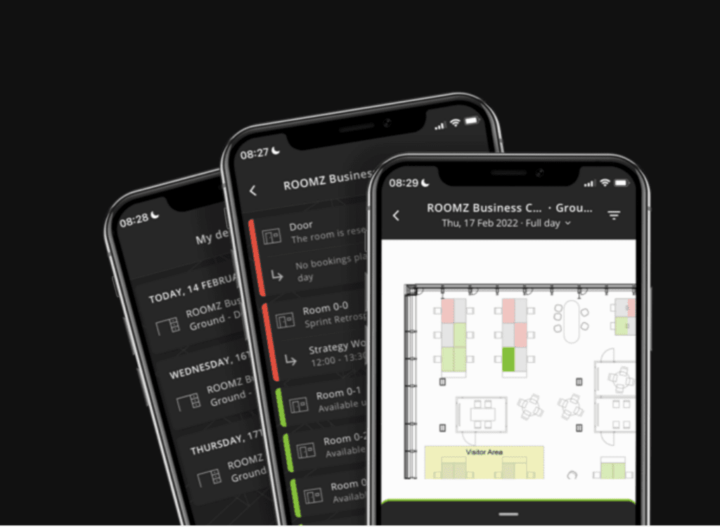 MYROOMZ mobile Anwendung