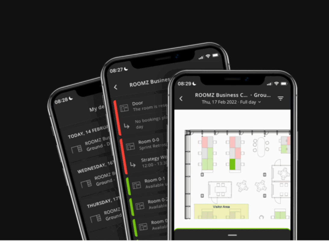 MYROOMZ mobile Anwendung