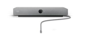 Cisco Room Bar BYOD im Betrieb mit Laptop über USB-C in einem Fokusraum