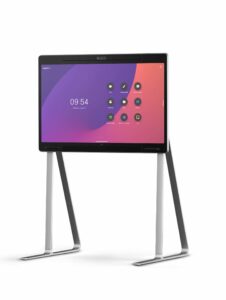 Cisco Board Pro mit einem 55-Zoll-Display, stehend für die Wand