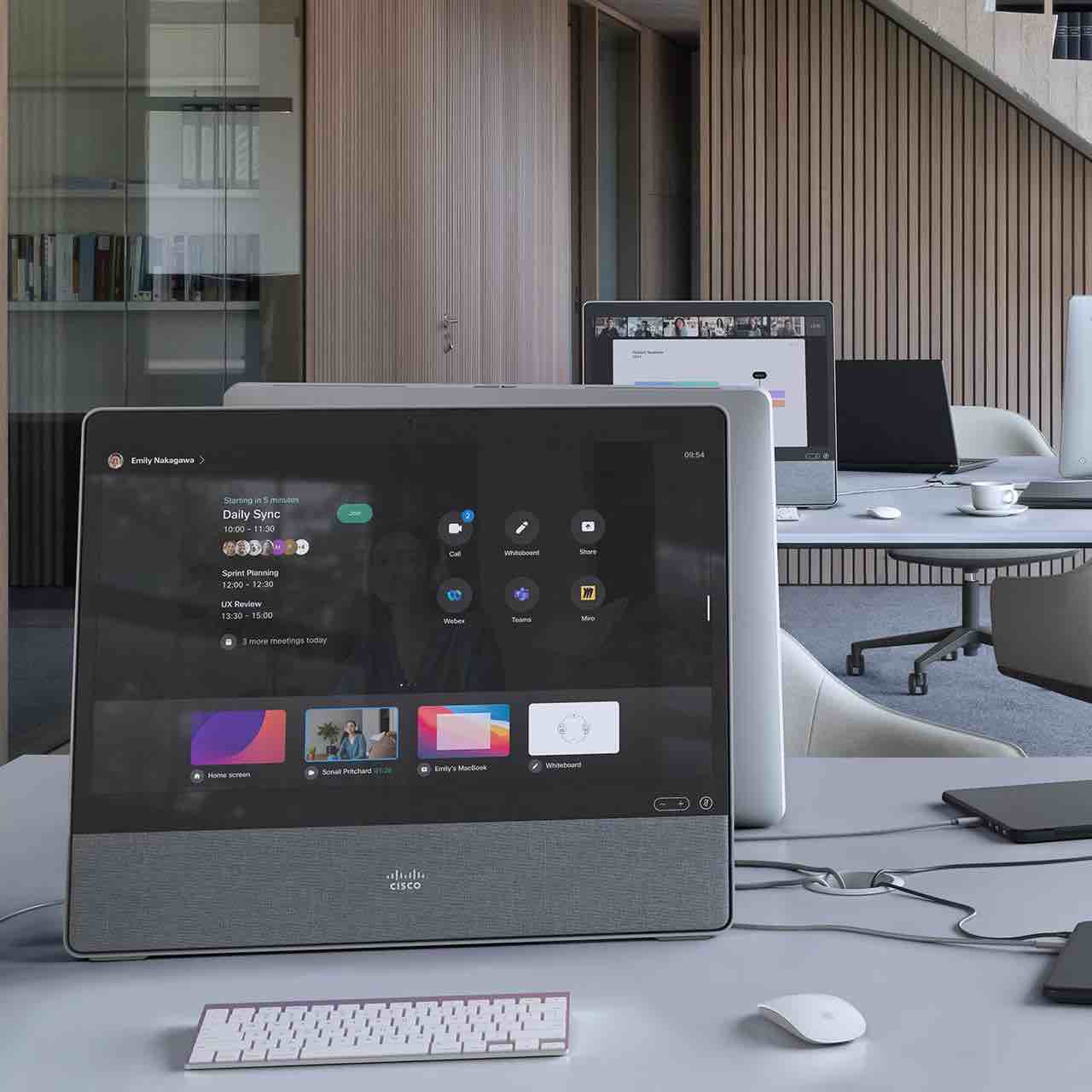 Cisco Desk Pro 4K Display für Arbeitsplätze