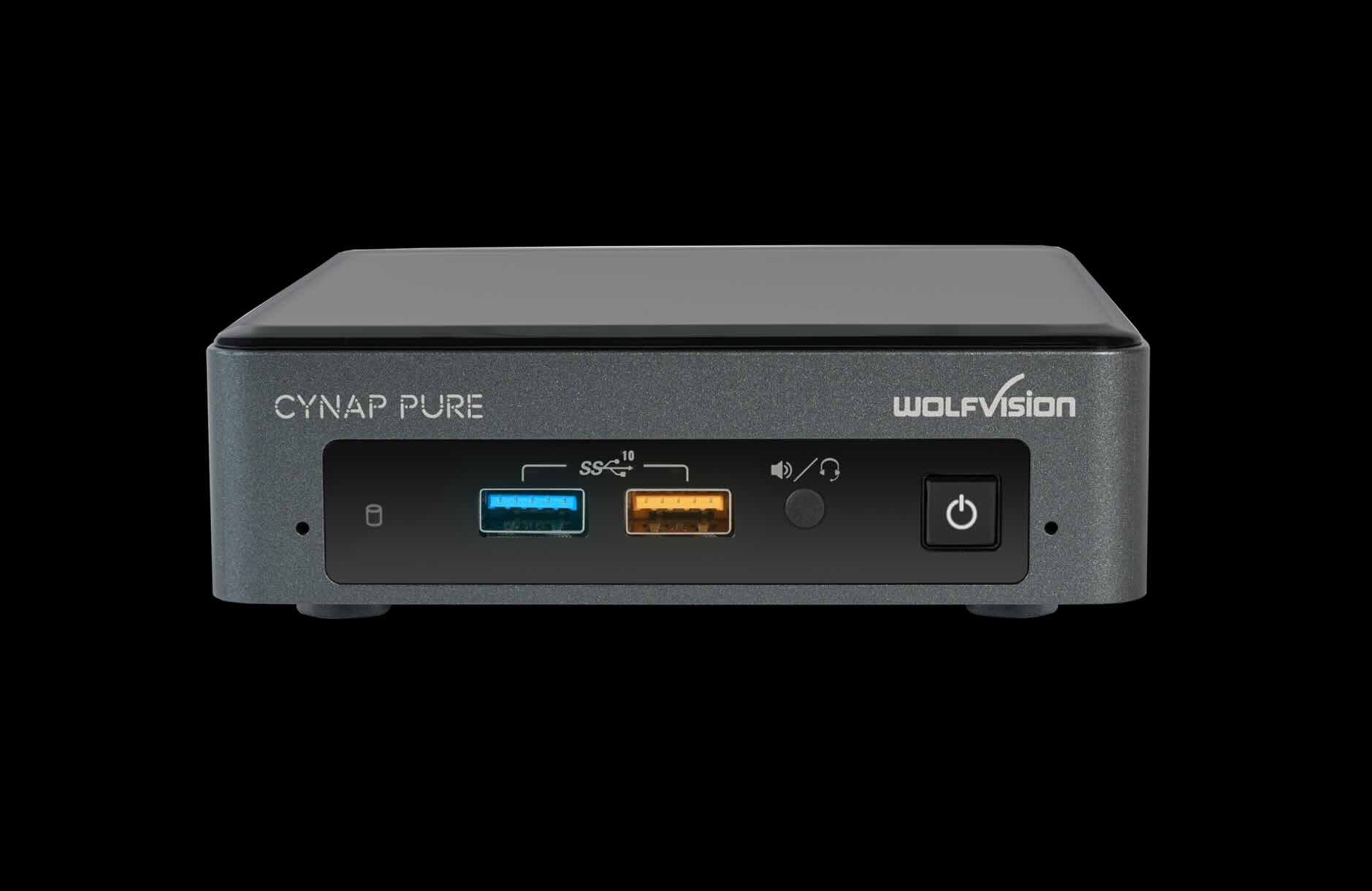 WolfVision Cynpa Pure Pro drahtlos Präsentieren ohne Dongles, Apps, Anwendungen & Software.