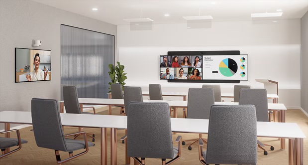 Cisco Room Kit EQX: Die ganzheitliche, AI-gesteuerte Lösung für hybride Meetings
