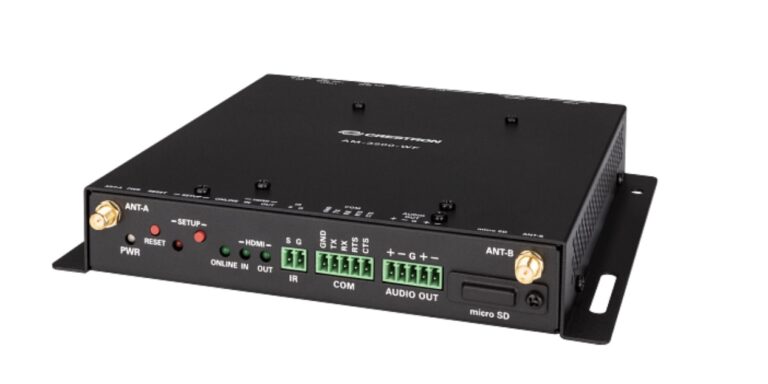 Mit dem Crestron AirMedia AM-3200-WF-I erhalten Unternehmen eine leistungsstarke, sichere und flexible Lösung für kabellose Präsentationen und Videokonferenzen.