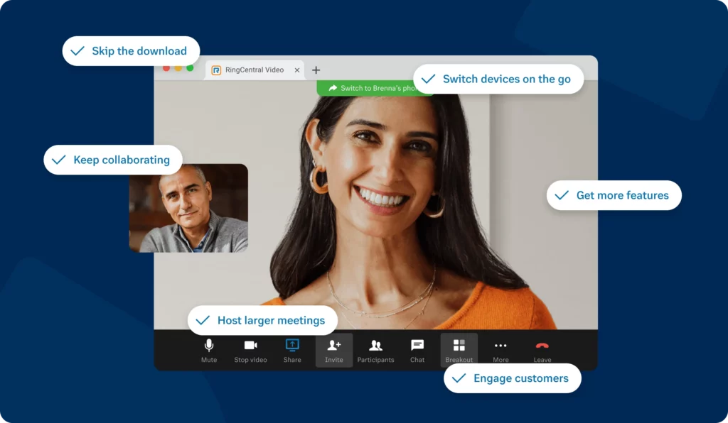 RingCentral Videokonferenz