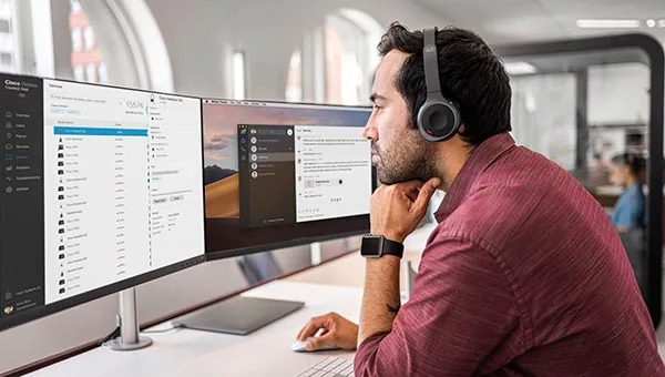 Cisco Headset 730 für Videokonferenzen & Zoom Contact Center am Arbeitsplatz