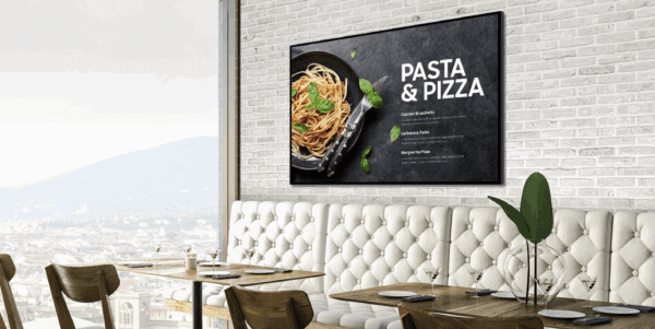 Samsung Digital Signage Display Gastronomie