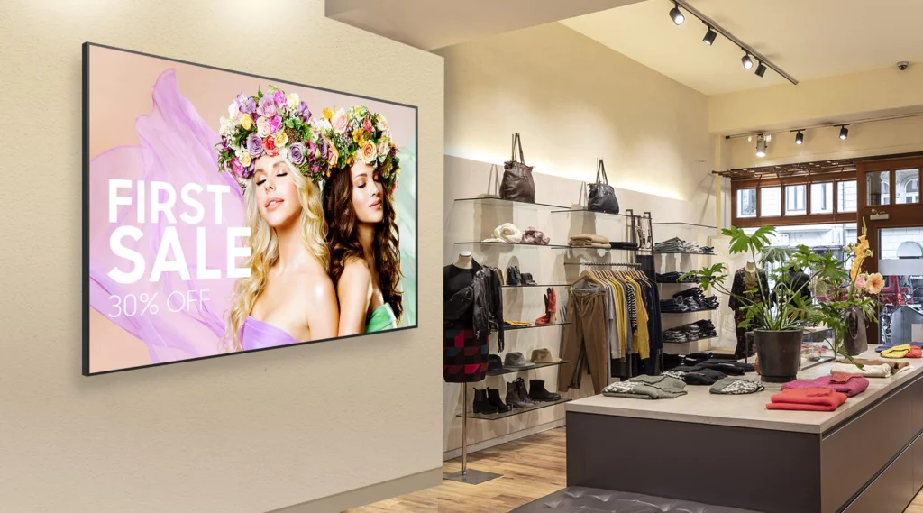 samsung-stand-alone-display-qmb-serie-digital-signage-ladengeschäft