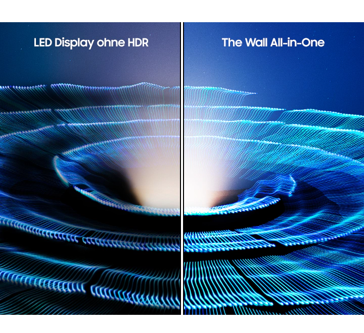 Samsung The Wall All-in-one LED Videowall mit HDR für brilliante Bilder