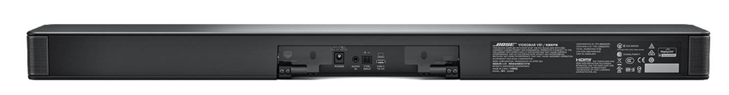 Bose Videobar VB1 mit einfacher Konnektivität: Verbindung über USB oder Bluetooth, unterstützt verschiedene Videoauflösungen und Videokodierungen.