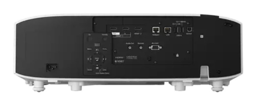 Epson EB PQ2008W 4K Installationsprojektor mit vielseitigen Anschlussmöglichkeiten: Unterstützt 12G-SDI und HDMI-Eingänge/Ausgänge mit 120 Hz 4K.