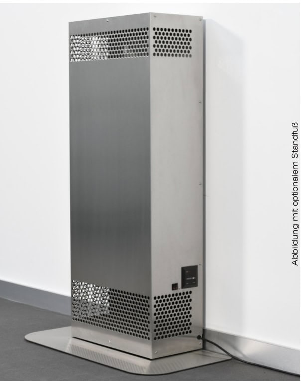 uvcclean airtube UVC 300 Die uvcclean airtube UVC 300 ist eine hervorragende Wahl für die kontinuierliche Luftdesinfektion und -umwälzung.