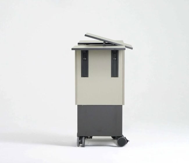Vistono PULT: Ein mobiler, ergonomischer Arbeitsplatz mit akkubetriebener Höhenverstellung, erweiterbarer Arbeitsfläche und modernem Design. Perfekt für gesundes Arbeiten im Stehen!