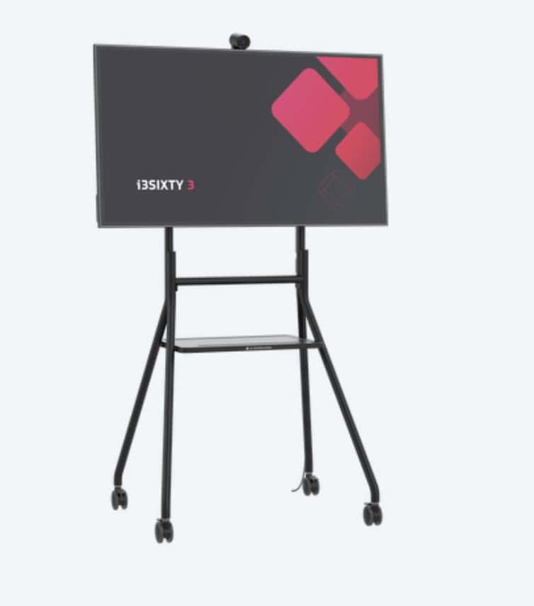 i3SIXTY 3 Das i3SIXTY 3 ist ein interaktives Flipchart, das Mobilität, Flexibilität und intuitive Bedienung vereint. Mit 50- oder 65-Zoll-Display, drehbarem Bildschirm und kapazitiver Touch-Technologie ermöglicht es flüssiges Schreiben, kreative Zusammenarbeit und nahtlose Videokonferenzen. Dank Android 13 und der vorinstallierten i3STUDIO-Software ist es sofort einsatzbereit und bietet lebenslange kostenlose Updates.