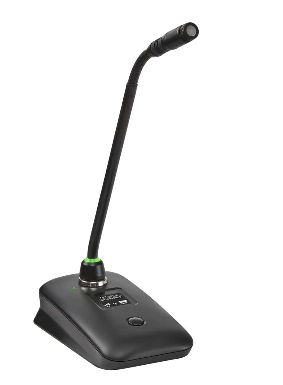 Shure MXW8X: kompakter Tischsender, sichere Audioübertragung & bis zu 39h Akkulaufzeit