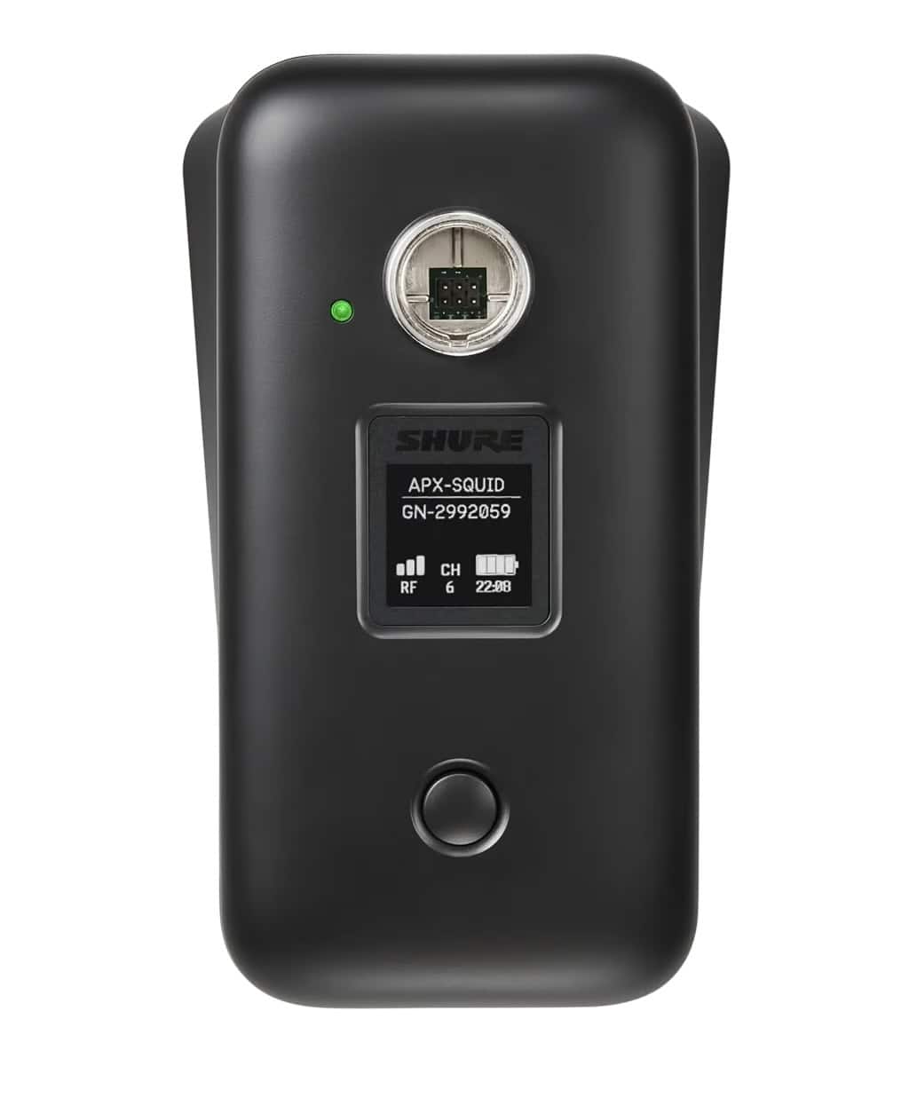 Der Shure MXW8X Tischsender bietet eine flexible und sichere Lösung für Konferenzen und Präsentationen. Mit langer Akkulaufzeit, einfacher Bedienung und hochwertiger Audioqualität ist er ideal für professionelle Umgebungen.