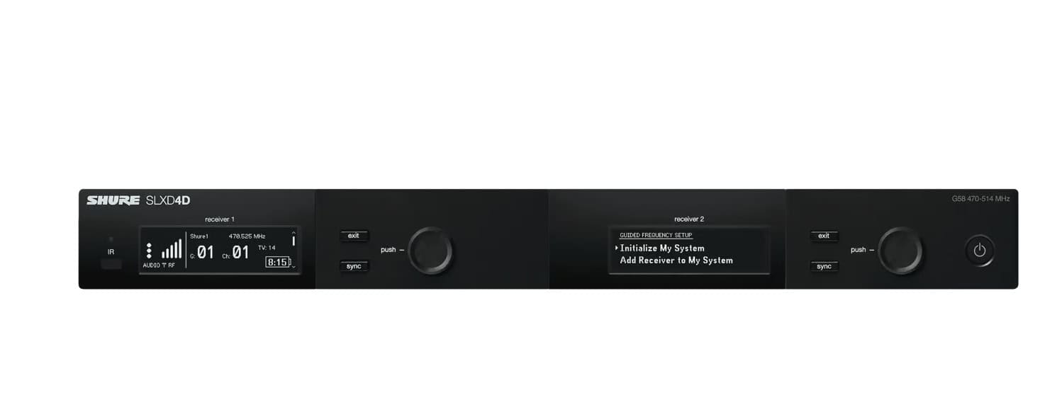 Das Shure SLX-D Wireless Mikrofonsystem überzeugt durch einfache Bedienung, stabile Signalübertragung und flexible Einsatzmöglichkeiten. Ob für Konferenzen, Gottesdienste oder Live-Performances – mit SLX-D sind Sie immer auf der sicheren Seite.
