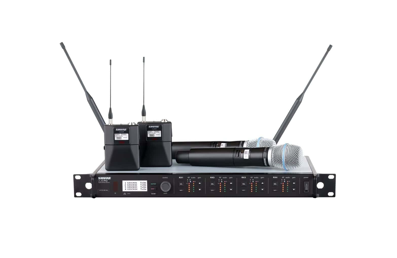 Erleben Sie klare, sichere Audioqualität mit dem Shure ULX-D Digital Wireless System. Skalierbar, störungsfrei & verschlüsselt.