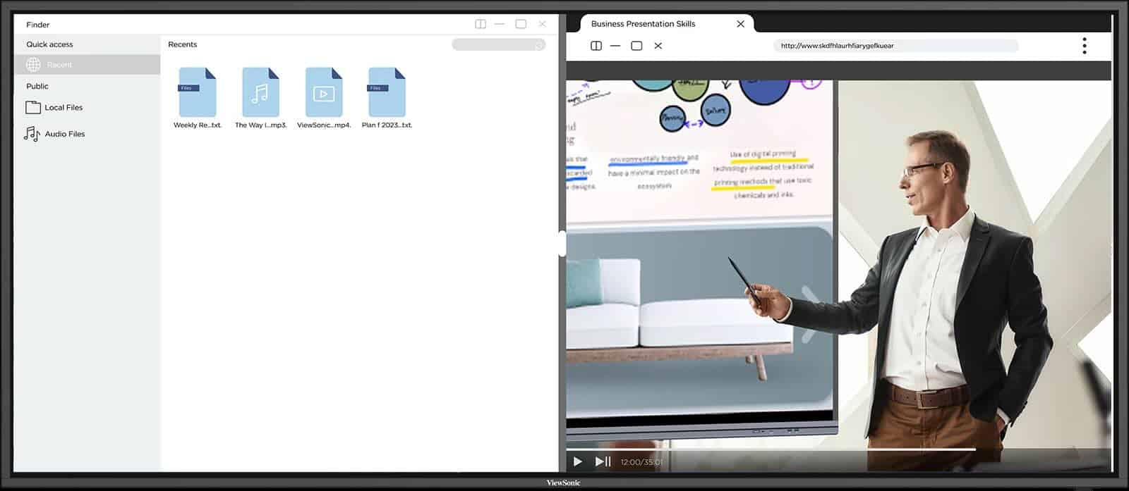 viewsonic-cde9uw-effizientes-multitasking-display Das ViewSonic CDE92UW ist die perfekte Lösung für moderne Meetingräume, Digital Signage und Unternehmenskommunikation. Mit hochwertiger 5K-Auflösung, nahtloser Konnektivität und flexiblen Einsatzmöglichkeiten bietet es eine zukunftssichere Displaylösung für professionelle Anwendungen.