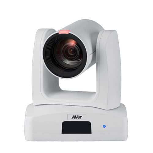 AVer PTZ310UV2 4K PTZ-Kamera für Unternehmen und Bildungseinrichtungen AVer PTZ310UV2 4K PTZ-Kamera in direkter Vorderansicht, zentriert ausgerichtet