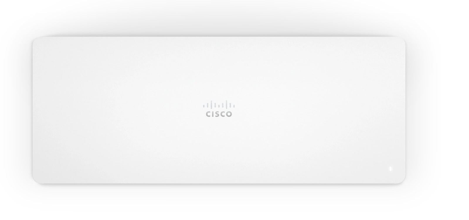 Cisco Codec Plus – puristisches Industriedesign Draufsicht auf den Cisco Codec Plus mit schlichtem, modernen Design für professionelle AV-Umgebungen