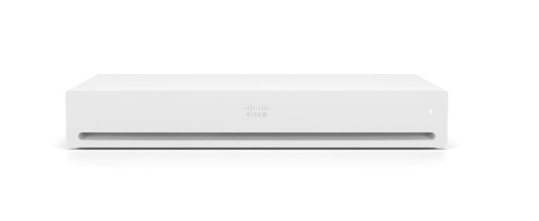 Frontale Geräteansicht des Cisco Codec Pro mit minimalistischem Design