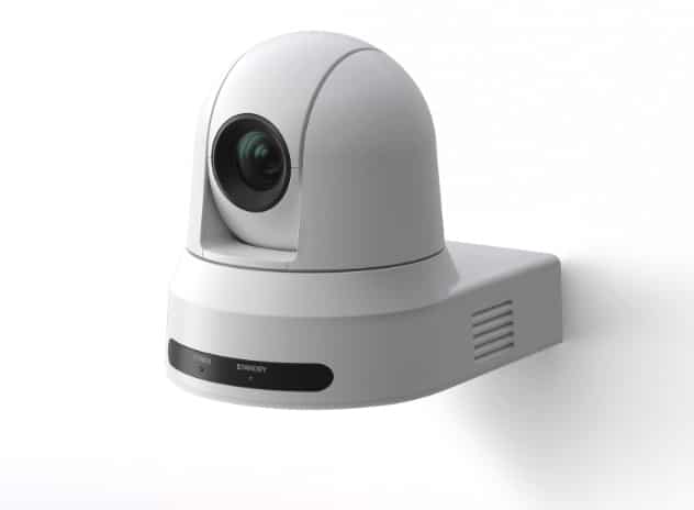 Frontansicht der Cisco PTZ 4K Kamera – 4K-Videokonferenzen mit leistungsstarkem Zoom