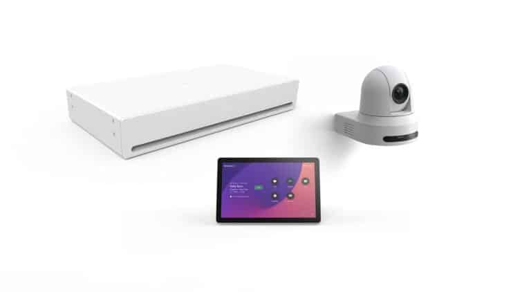 Cisco Room Kit Pro mit PTZ 4K Kamera, Codec Pro und Room Navigator – für flexible AV-Integration in großen Konferenzräumen